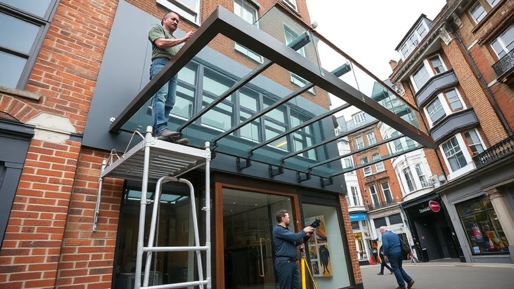 Shopfront Canopy Newport Pagnell