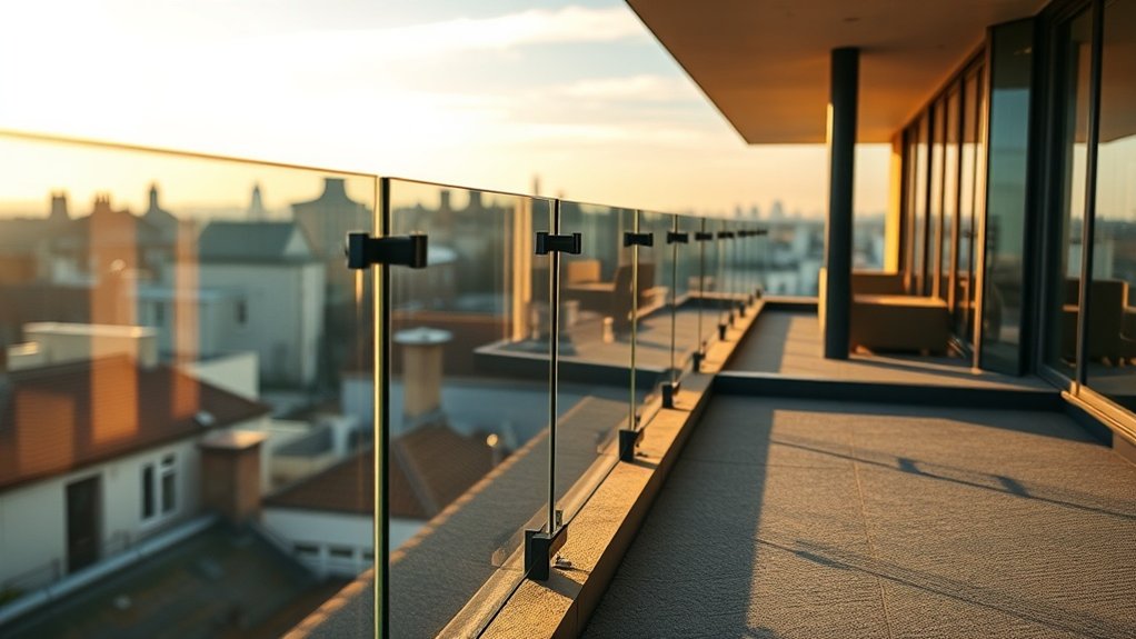 Terrace Glass Balustrades Newport Pagnell